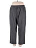 N Touch Solid Gray Casual Pants Size XL Petite - photo 1