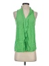 Splendid 100% Rayon Green Sleeveless Blouse Size S - photo 1