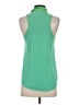 Splendid 100% Rayon Green Sleeveless Blouse Size S - photo 2
