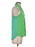 Splendid 100% Rayon Green Sleeveless Blouse Size S - photo 4