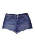 Primark Blue Denim Shorts Size 14 - photo 1