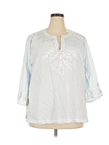 Gretchen Scott Designs 3/4 Sleeve Blouse (view 1)