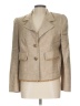 Escada Tweed Tan Silk Blazer Size EU 42 / US 12 - photo 1