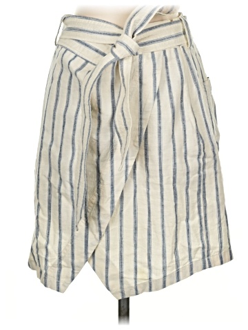 Madewell Portside Skirt in Ikat Stripe (view 1)
