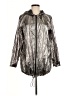 Zara Metallic Silver Raincoat Size M - photo 1