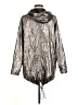 Zara Metallic Silver Raincoat Size M - photo 2