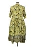Evans 100% Viscose Paisley Green Casual Dress Size 30 - 32 - photo 2