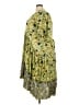 Evans 100% Viscose Paisley Green Casual Dress Size 30 - 32 - photo 5