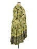 Evans 100% Viscose Paisley Green Casual Dress Size 30 - 32 - photo 4