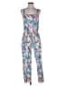 Sol Angeles Floral Blue Jumpsuit Size S - photo 1