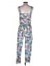 Sol Angeles Floral Blue Jumpsuit Size S - photo 2