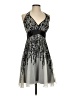 Express 100% Silk Silver Cocktail Dress Size S - photo 1