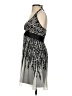 Express 100% Silk Silver Cocktail Dress Size S - photo 5