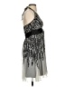 Express 100% Silk Silver Cocktail Dress Size S - photo 4