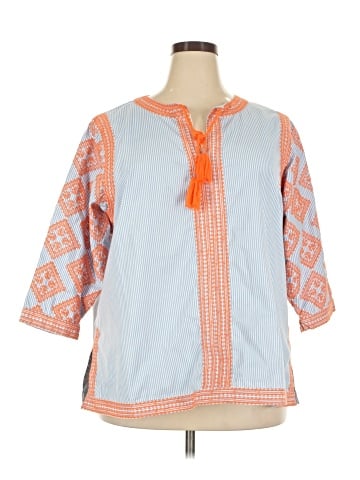 Gretchen Scott Designs 3/4 Sleeve Blouse (view 1)