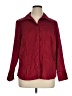 Covington Stripes Burgundy Long Sleeve Blouse Size 16 - 18 - photo 1