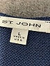St. John Blue Sleeveless Top Size L - photo 7