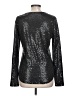 Vocal Metallic Silver Long Sleeve Top Size L - photo 2