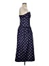 Self-Portrait 100% Polyester Polka Dots Blue Cocktail Dress Size 4 - photo 4
