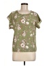 Shein Green Short Sleeve Blouse Size 6 - photo 1