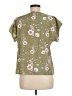 Shein Green Short Sleeve Blouse Size 6 - photo 2