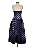 Self-Portrait 100% Polyester Polka Dots Blue Cocktail Dress Size 6 - photo 2