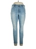 wonderly Solid Blue Jeans Size 16 - photo 1