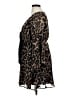 Shein Curve 100% Polyester Animal Print Brown Cocktail Dress Size 14 Plus (1) - photo 5