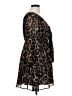 Shein Curve 100% Polyester Animal Print Brown Cocktail Dress Size 14 Plus (1) - photo 4