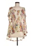 Millau 100% Polyester Ivory 3/4 Sleeve Blouse Size M - photo 1
