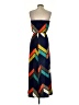 Trixxi Chevron-herringbone Blue Casual Dress Size S - photo 2