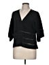 IRO 100% Polyester Black 3/4 Sleeve Blouse Size EU (FR) 40 / US 8 - photo 1