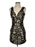 Privy 100% Polyester Paisley Black Cocktail Dress Size S - photo 1