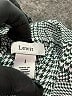 Lewit 100% Viscose Houndstooth Gray Short Sleeve Blouse Size L - photo 7
