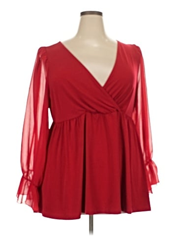 Torrid Long Sleeve Blouse (view 1)