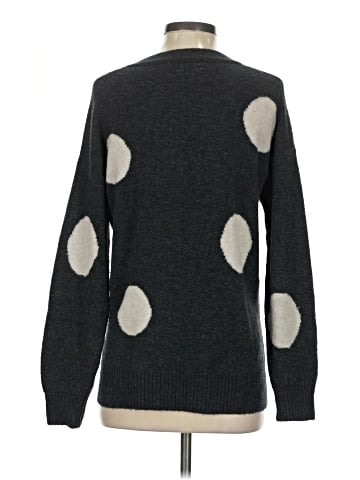 Madewell Dotted Bartlett V-Neck Pullover Sweater in Coziest Yarn (view 2)