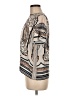 Hale Bob Print Tan Short Sleeve Blouse Size M - photo 5