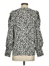 Patrizia Luca 100% Polyester Silver Long Sleeve Blouse Size S - photo 2