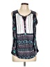 Style&Co Teal Sleeveless Blouse Size L - photo 1