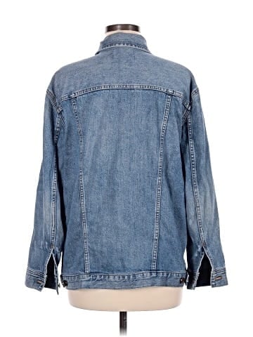 Madewell The Oversized Jean Jacket in Wortham Wash (view 2)