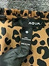 Aqua 100% Polyester Animal Print Brown 3/4 Sleeve Blouse Size S - photo 7
