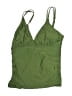 Athena Solid Green Swimsuit Top Size 10 - photo 1