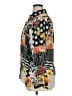 Shana 100% Viscose Print Black Long Sleeve Blouse Size XL - photo 5