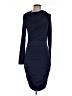 Bebe Solid Blue Cocktail Dress Size S - photo 1
