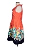 Spense Tropical Orange Cocktail Dress Size 10 - photo 5