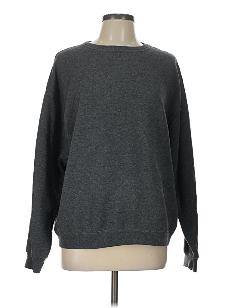 Pre-owned Hanes Pullover Sweater In Gray