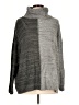Topshop Color Block Gray Turtleneck Sweater Size 10 - photo 1