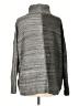 Topshop Color Block Gray Turtleneck Sweater Size 10 - photo 2