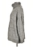 Topshop Color Block Gray Turtleneck Sweater Size 10 - photo 5