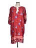 Halife Paisley Red Casual Dress Size L - photo 1
